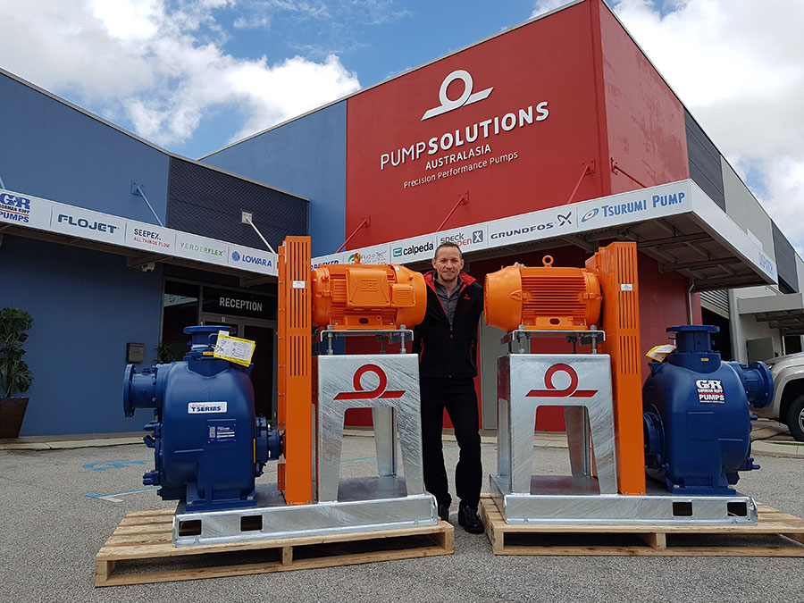 Pump Solutions Australasia self-priming pumps project