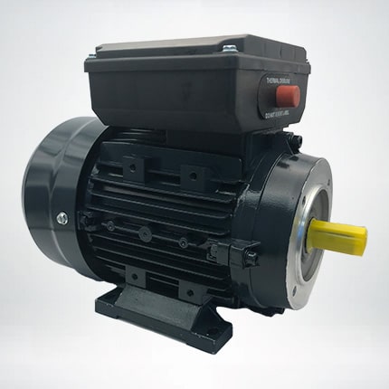 Tech Top Aluminium Electric Motor to suit Fluid-O-Tech Rotary Vane 70-400 Series; 240V single phase 0.37kW. Requires adaptor & coupling.