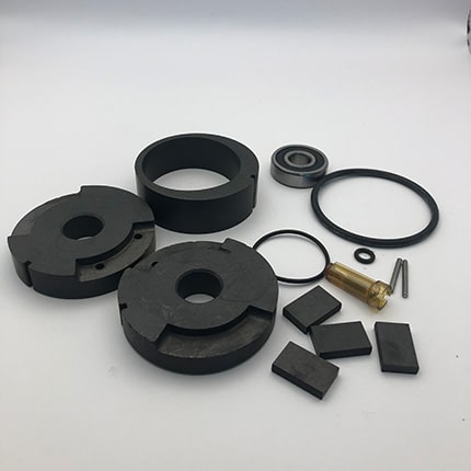 SVC Kit -PA1000/1001/1010/1011; 1000ltr/hr Service Kit; including bearing, mechanical seal, Rear flange, vane pin, vanes, liner, front flange, O-rings, bypass valve (this pic can be used for service kits PA500; PA600; PA700; PA800; PA900; PA1000)