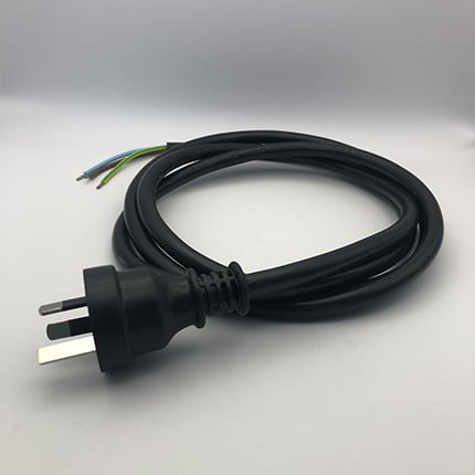 3COREFLEX; Electric cable with 10amp Plug; 2mtr long (Suits 10000, 10001, 100025, 6900012 motors), see attached updated online shop descriptions